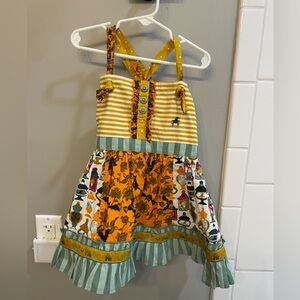 Matilda Jane Halloween Trick or Treat Apron Tunic / Size 6 / VGUC